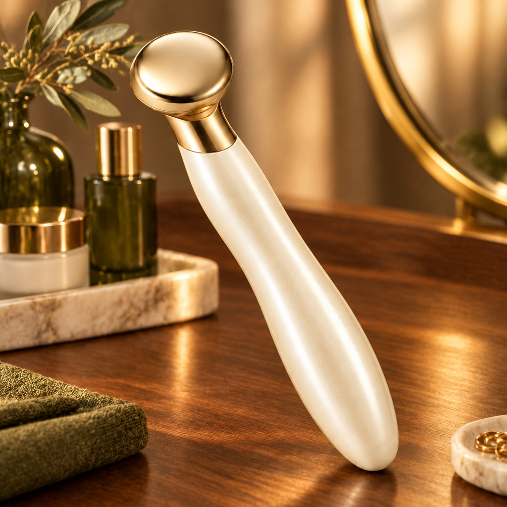 Beauty wand on an evening dressing table
