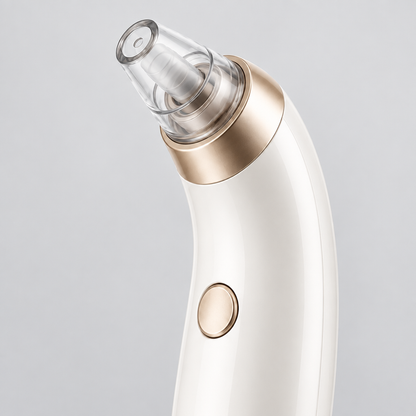 Close-up of transparent tapered tip